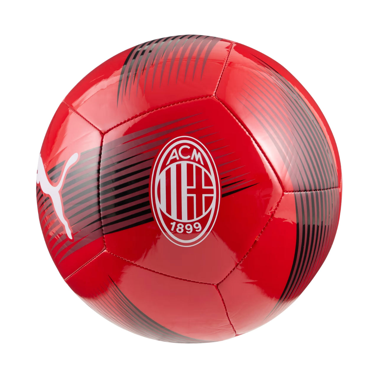 Piłka nożna Puma AC Milan Essentials czerwona 84748 01 - rozmiar 5