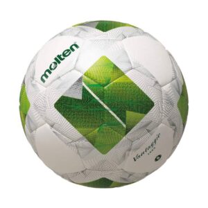 Piłka nożna Molten Vantaggio biało-zielona F5N3400-G - rozmiar 5