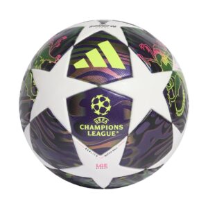 Piłka nożna adidas UCL 25/26 Street Ball biało-fioletowa JX9088 - SOCI