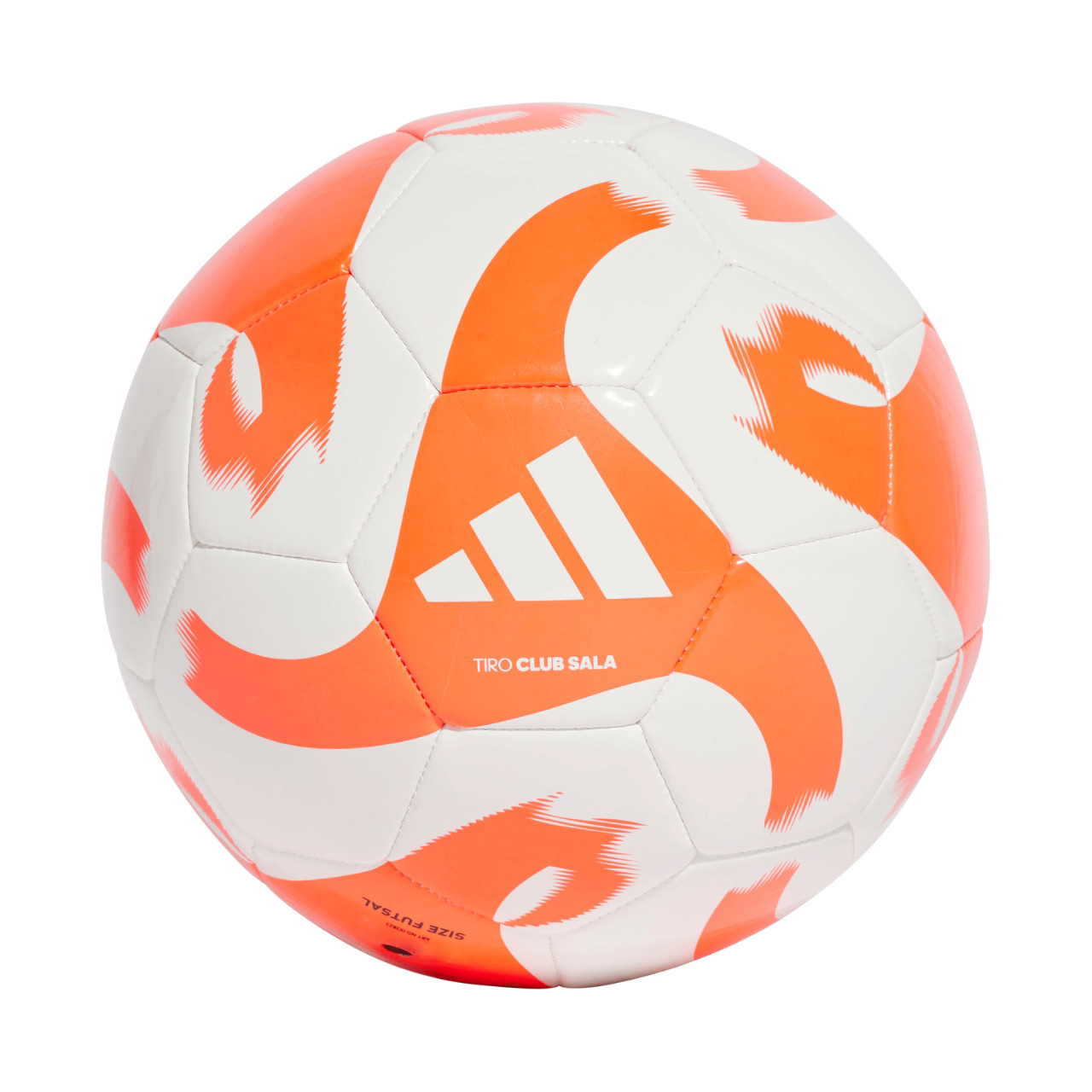 Piłka nożna adidas Tiro Club Sala biało-pomarańczowa IX3823 - futsal