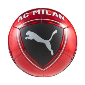 Piłka nożna Puma AC Milan Culture czerwono-czarna 84972 01 - rozmiar