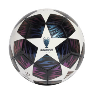 Piłka nożna adidas UCL 25/26 Final Club czarno-fioletowo-biała JX9091 - rozmiar 3