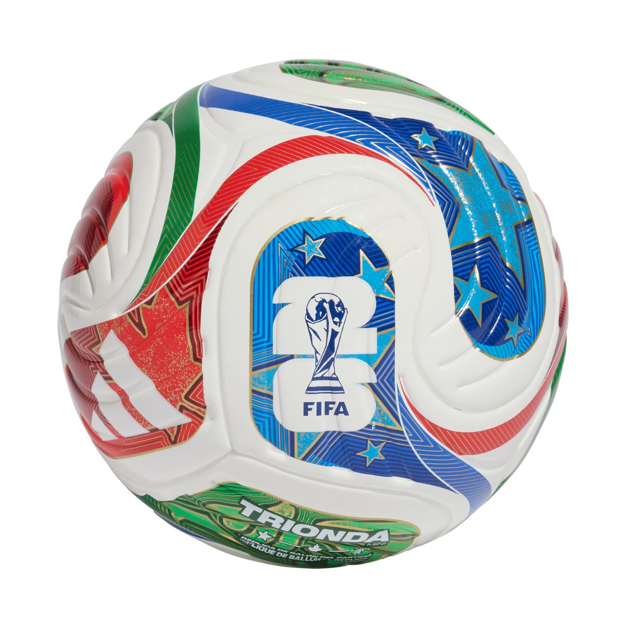 Piłka nożna adidas World Cup 26 Trionda FIFA Mini JD8034 - rozmiar 1