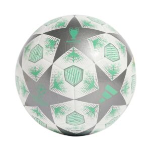 Piłka nożna adidas UCL Club 24/25 Knockout Stages biało-zielono-szara JH1283 - rozmiar 4